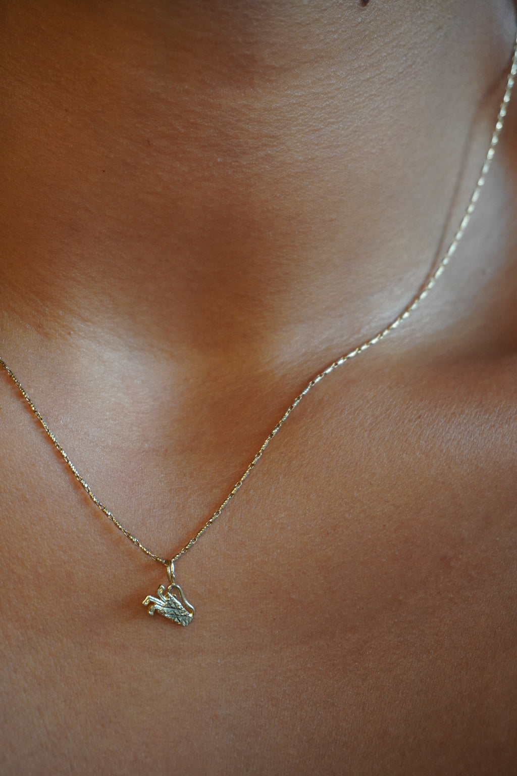 14K Yellow Gold Golf Pendant