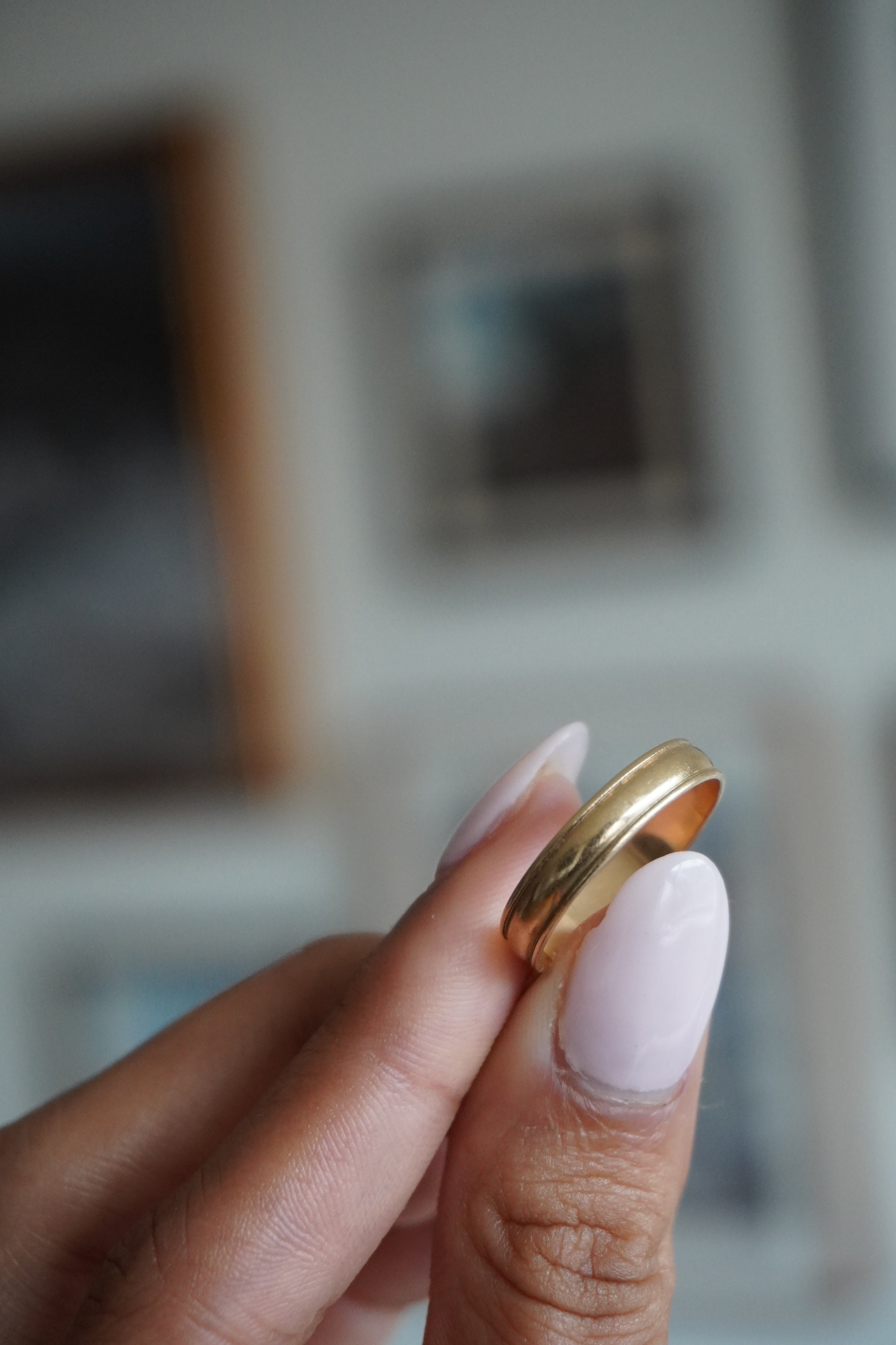 10K Yellow Gold Band Sz 8.5