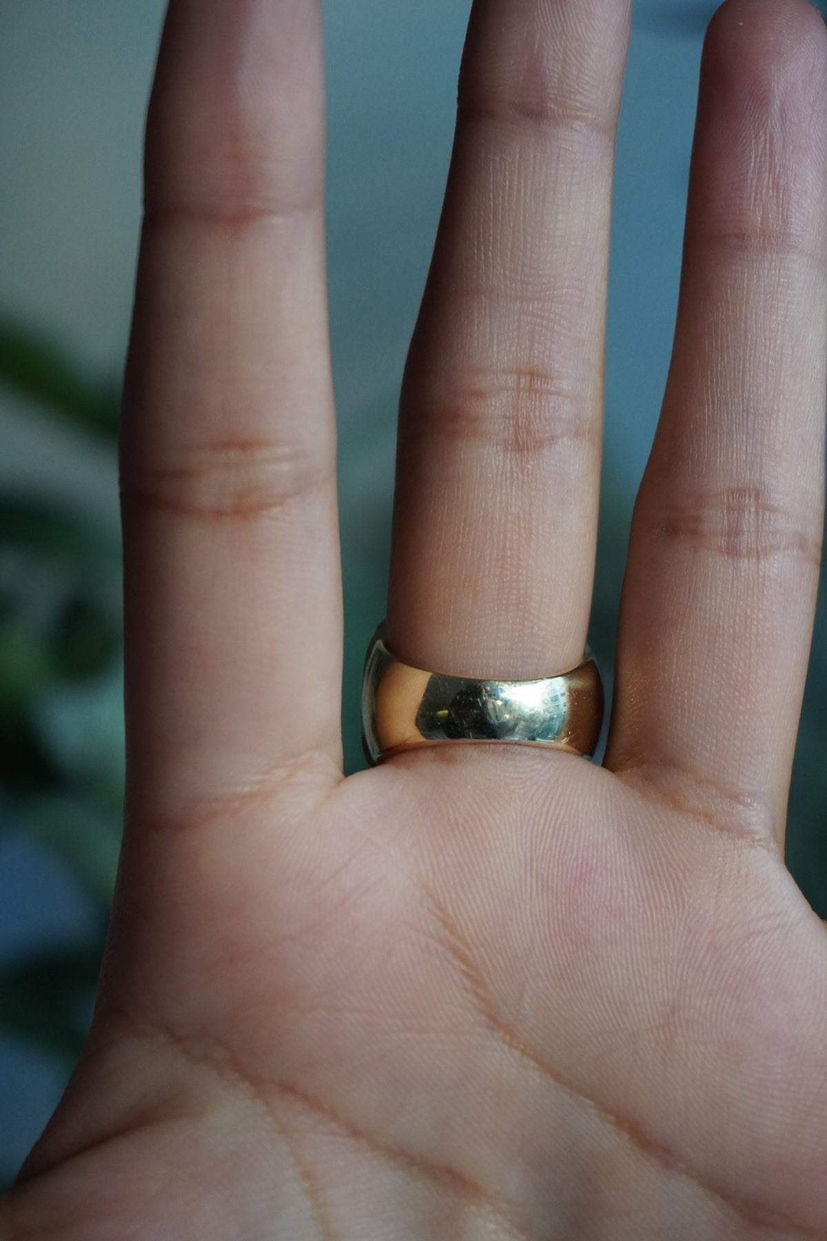 14K Two Tone Panther Diamond (~0.70 ctw) Ring Sz 6.75 (9.56 g)