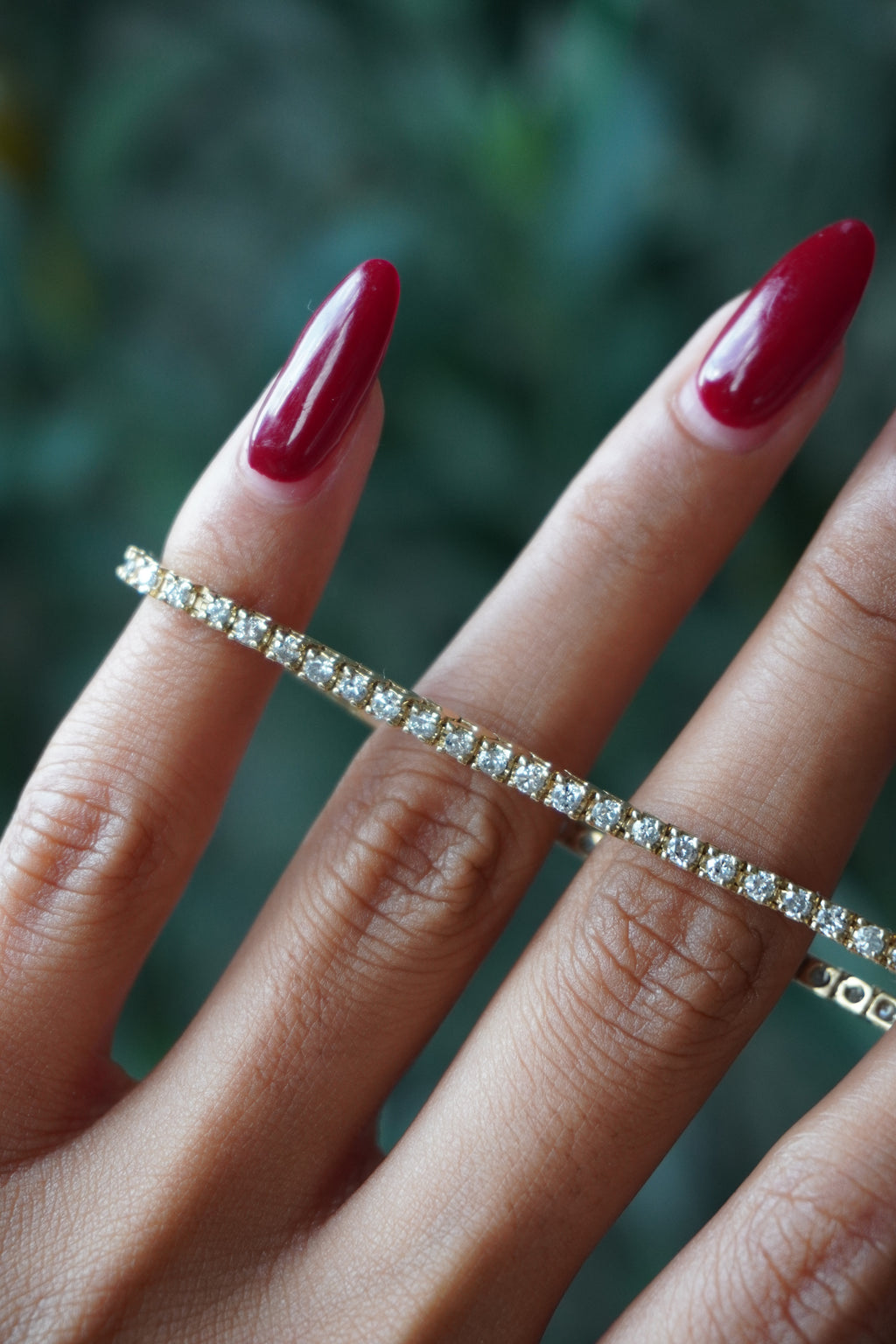 14K Yellow Gold Natural Diamond Tennis Bracelet 3 tcw. 7" (Appraisal Included)