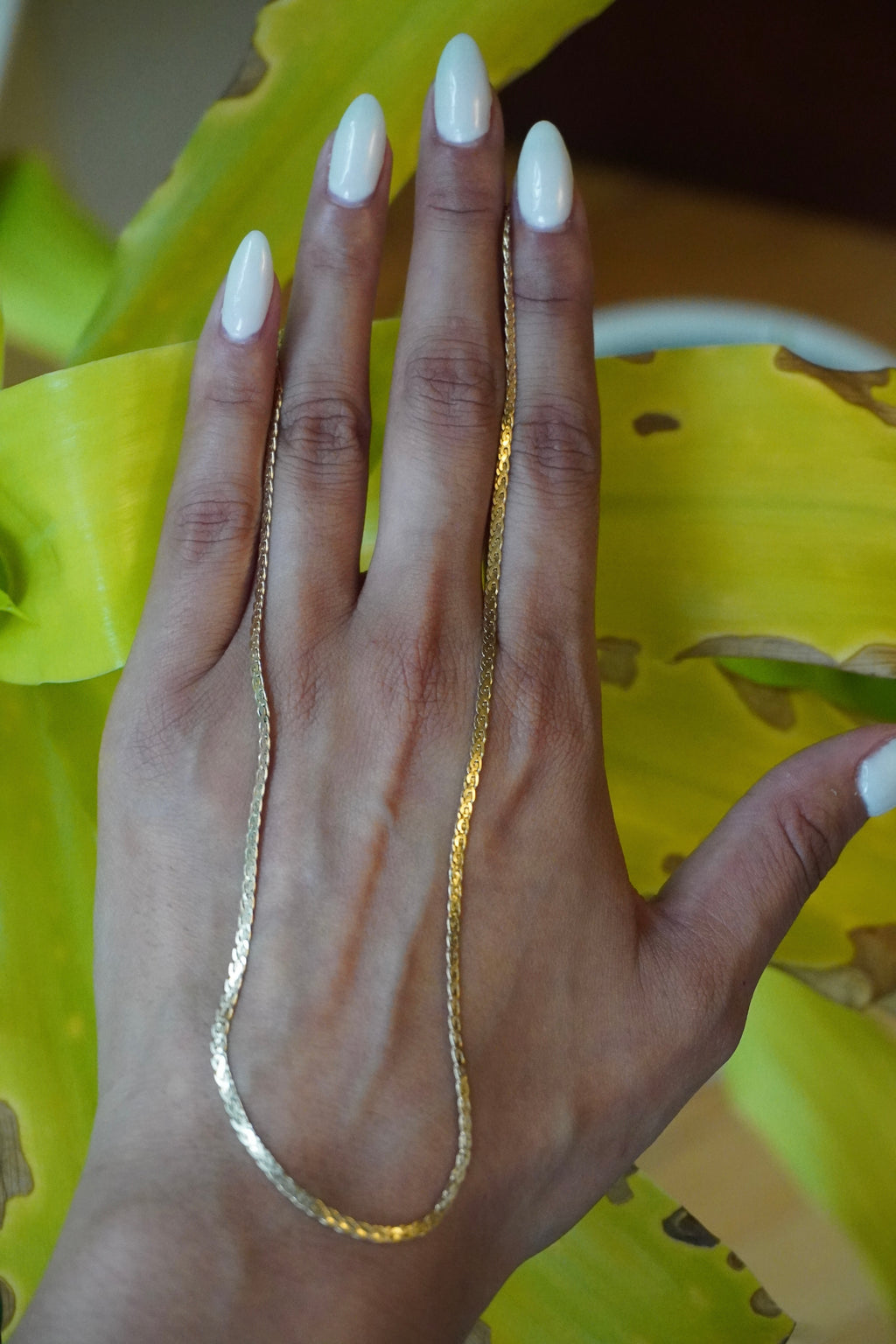 14K Yellow Gold Flat Rope Chain 18.25" 2mm