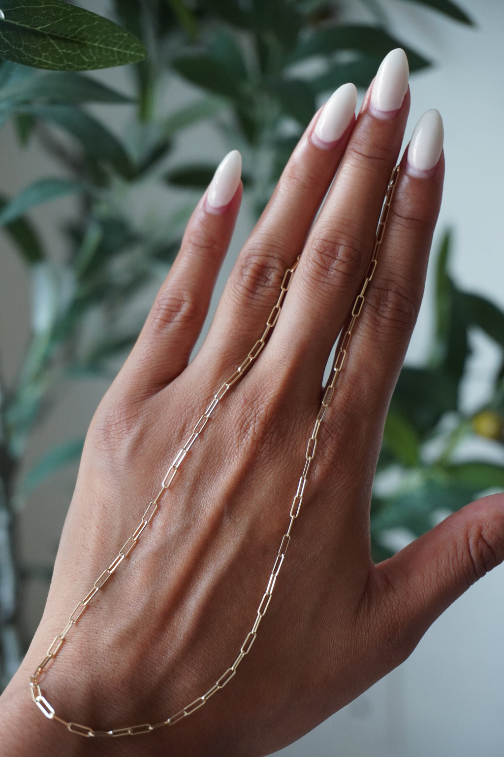 14K Yellow Gold Paperclip Chain 2.3mm 20" (3.5g)
