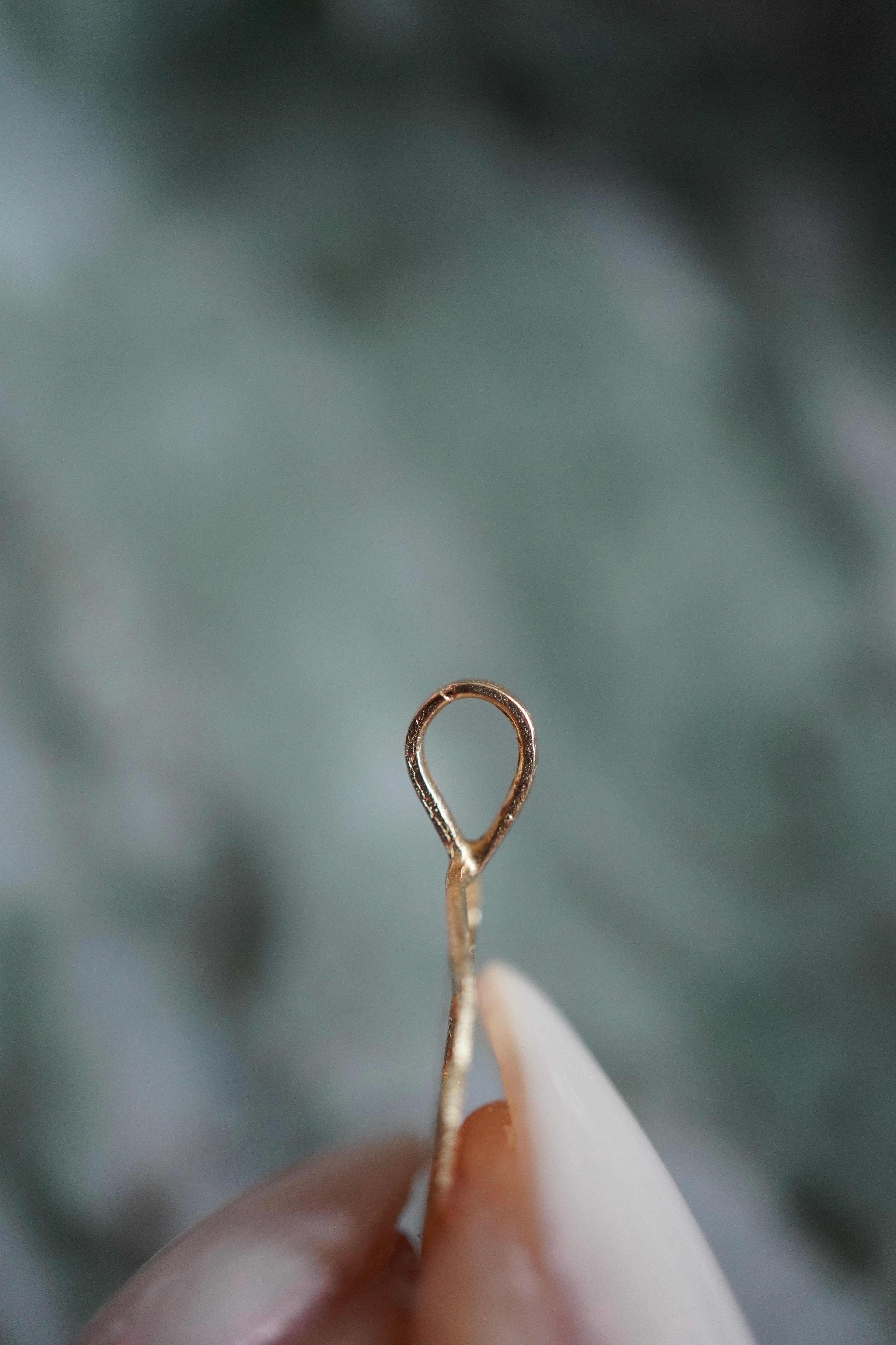 14K Yellow Gold Cat Basket Pendant