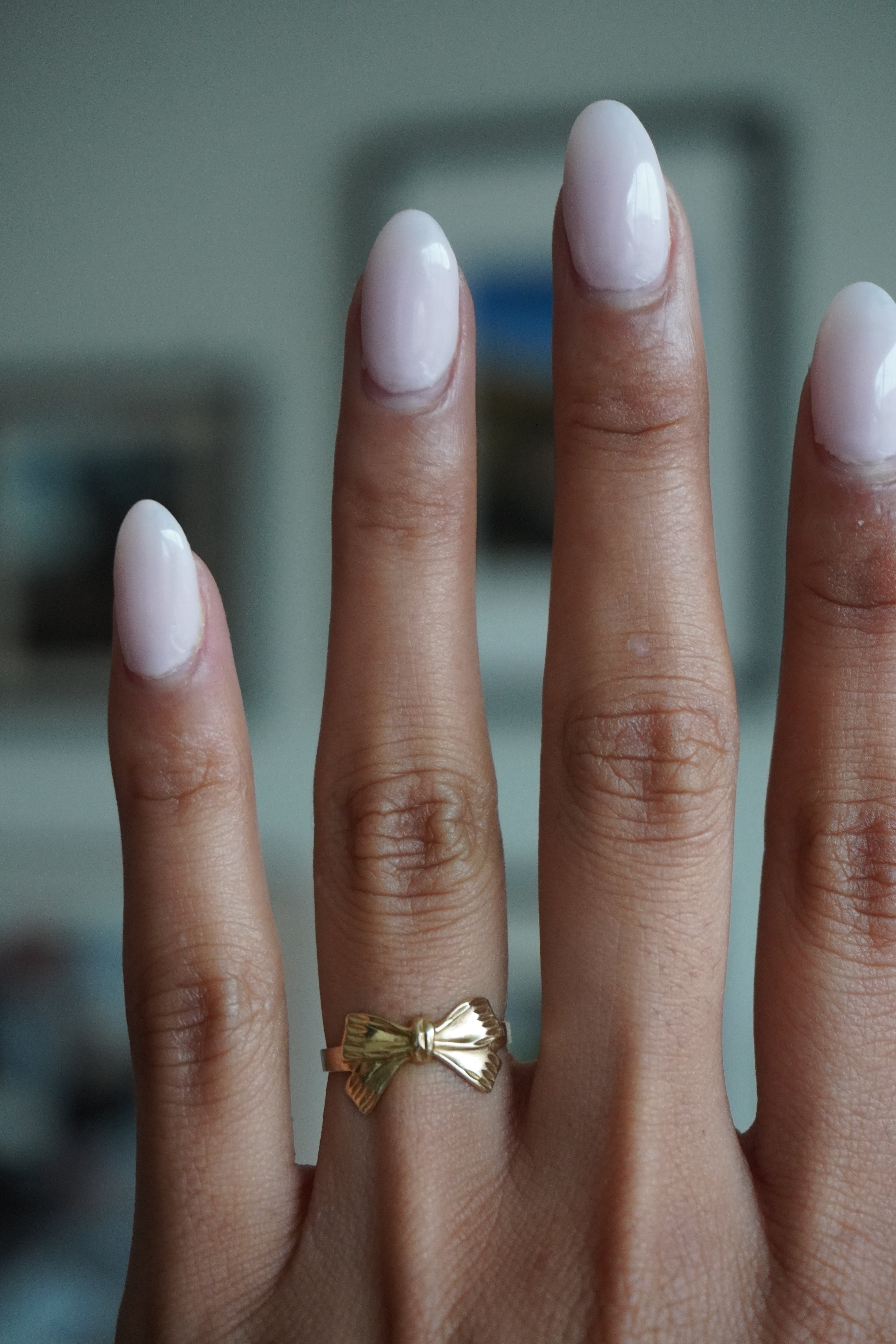 14K Yellow Gold Bow Ring Sz 5