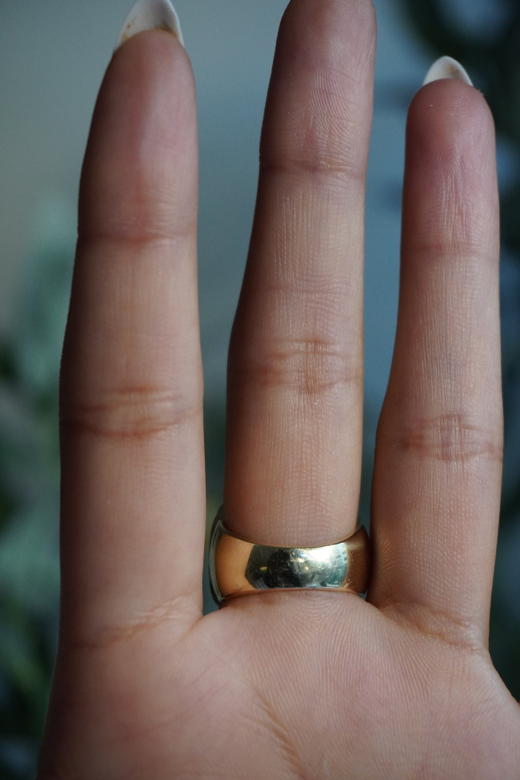 14K Two Tone Panther Diamond (~0.70 ctw) Ring Sz 6.75 (9.56 g)