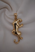 14K Yellow Gold Panther Pendant