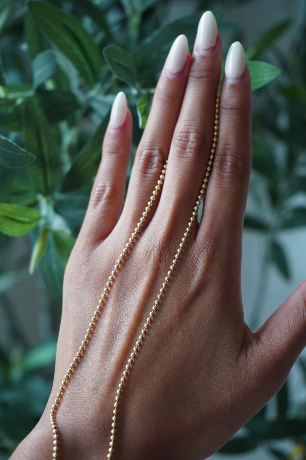 18K Yellow Gold Beaded Chain 2mm 22" (10.87g)