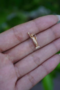 14K Yellow Gold Statue of Liberty Pendant .45" 2g