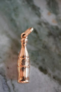 18K Yellow Gold Coca Cola 1.25" Pendant