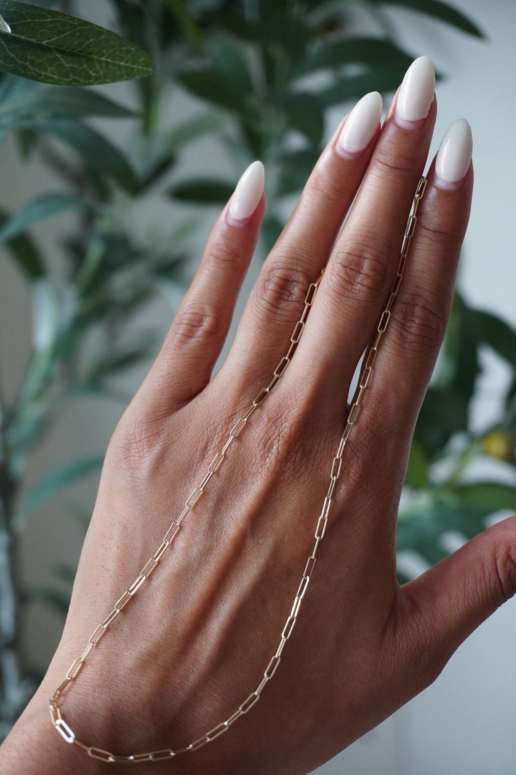 14K Yellow Gold Paperclip Chain 2.3mm 20" (3.5g)