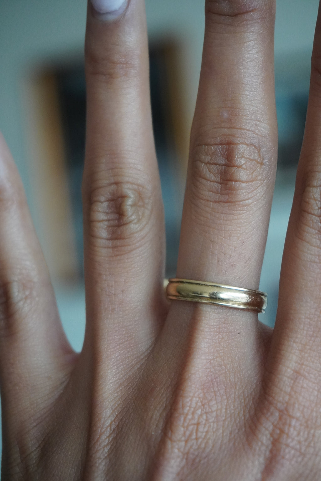 10K Yellow Gold Band Sz 8.5