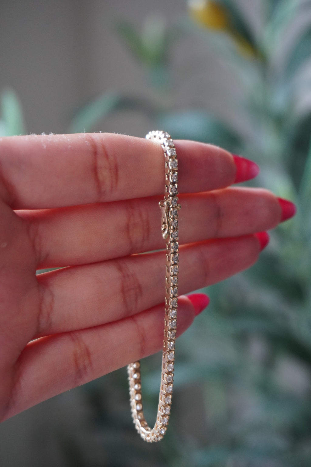 14K Yellow Gold Natural Diamond Tennis Bracelet 3 tcw. 7" (Appraisal Included)