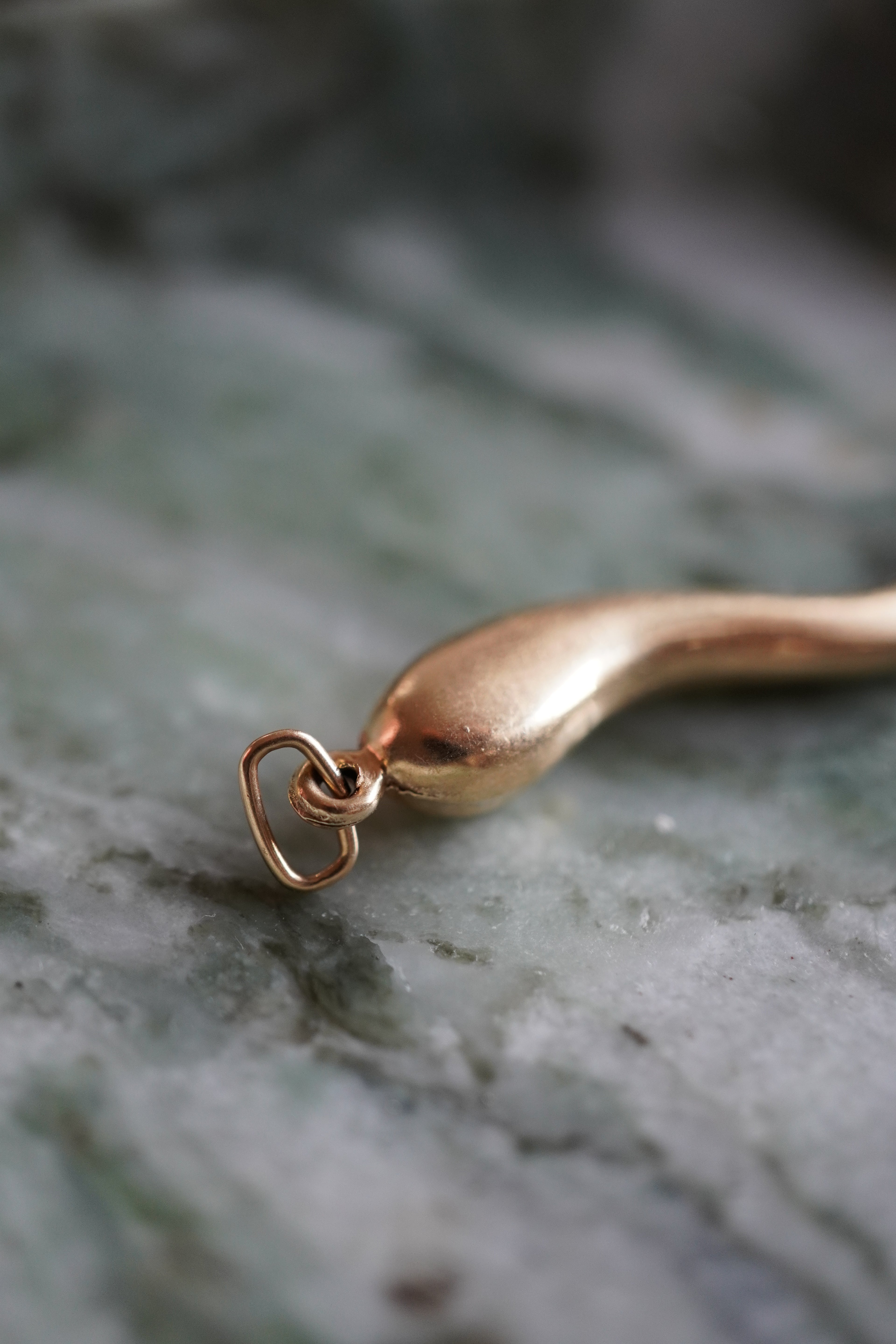 14K Yellow Gold Cornicello Pendant