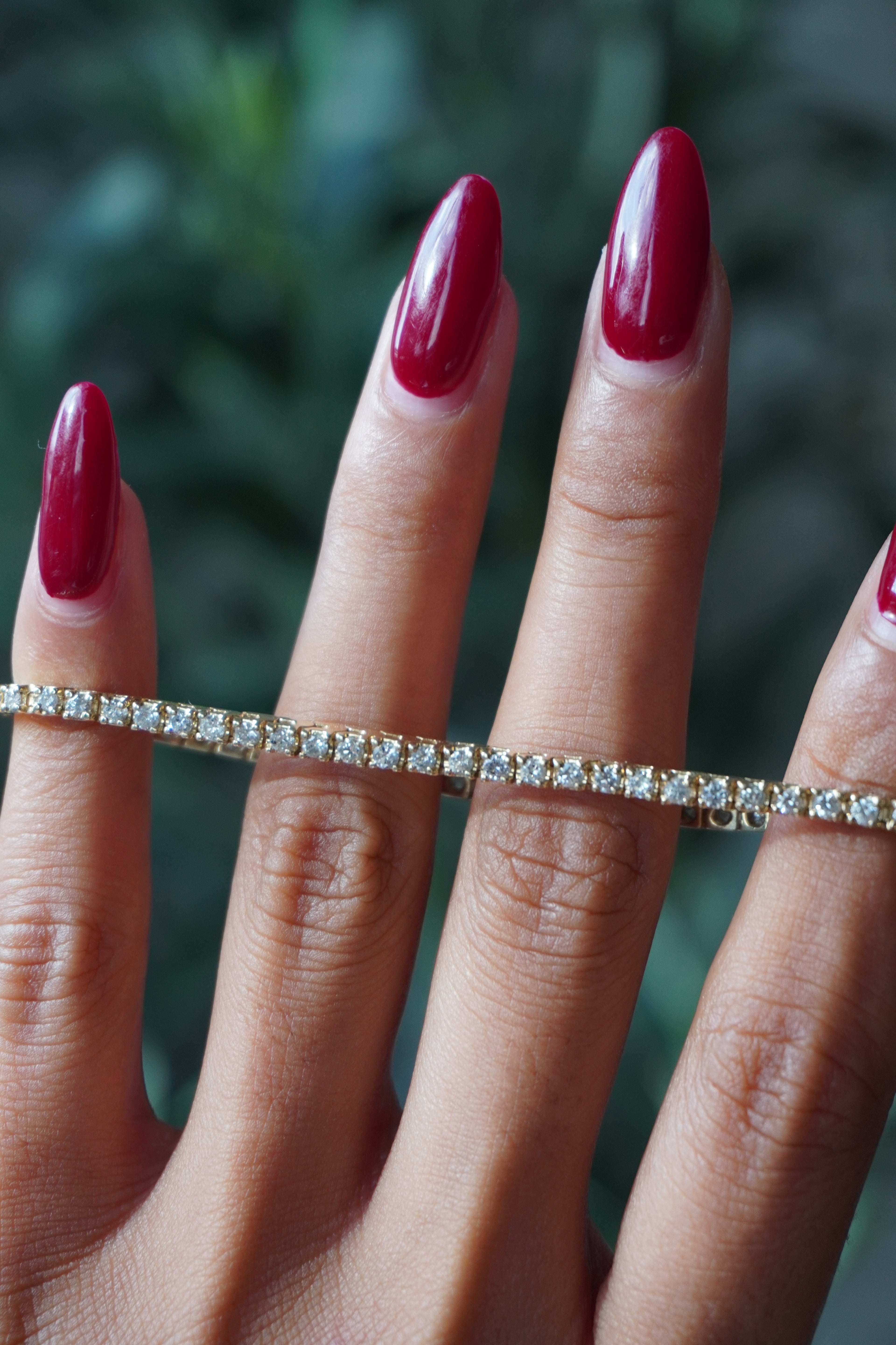 14K Yellow Gold Natural Diamond Tennis Bracelet 3 tcw. 7" (Appraisal Included)