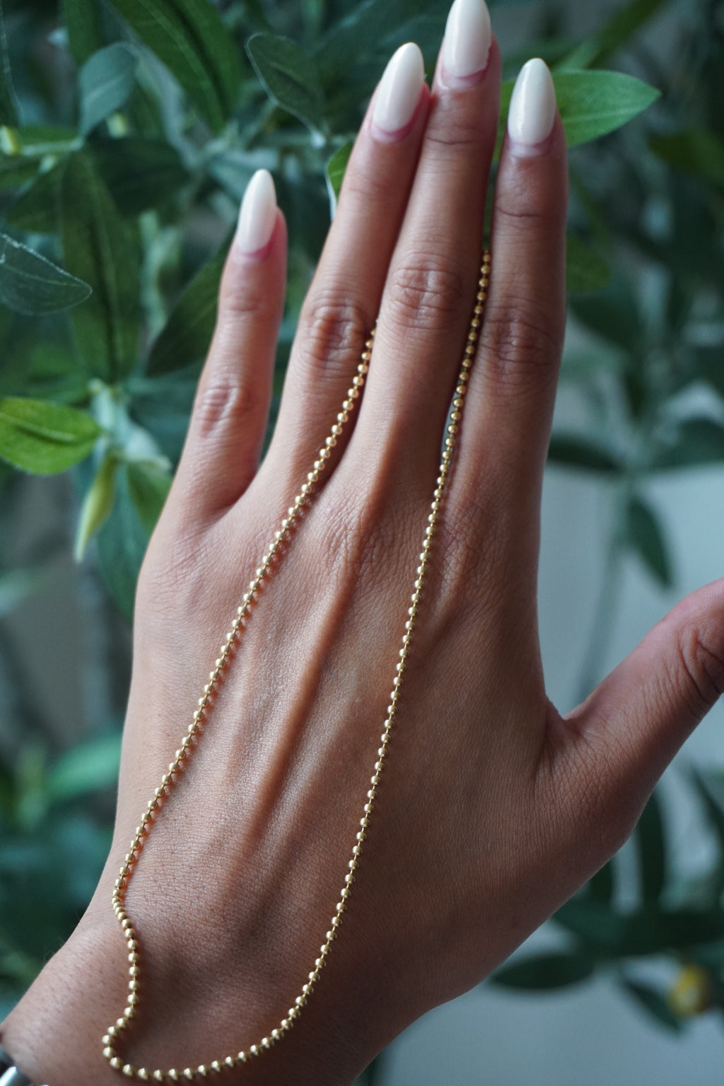 18K Yellow Gold Beaded Chain 2mm 22" (10.87g)