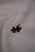 14K Yellow Gold Puzzle Piece Pendant
